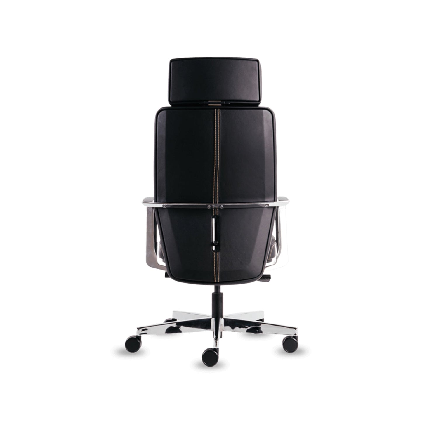 Sonoma Office Chair+Fixed Arms Black/Black Sky Leather