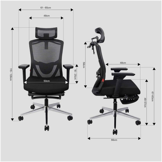 Fantech OC-A259 Pro Office Chair Black