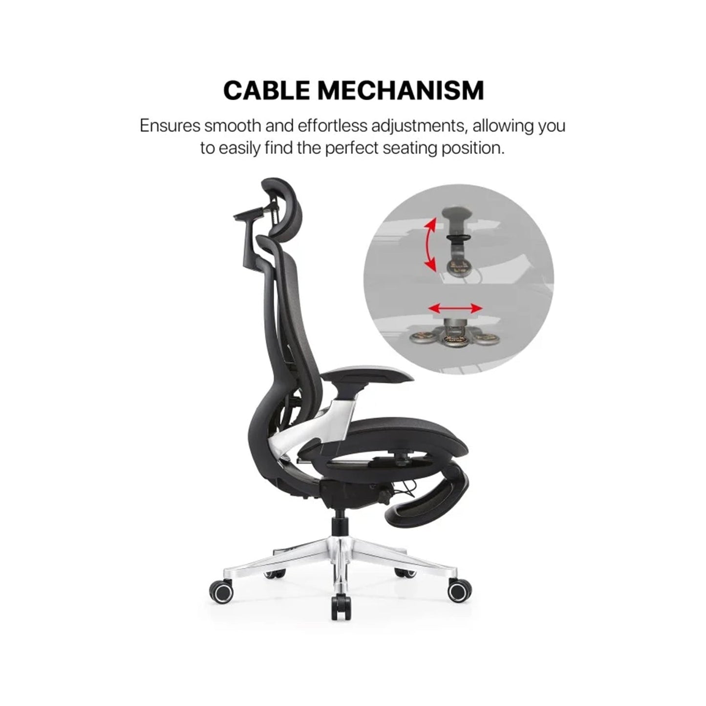 Fantech OC2 Ergonomic Office Chair Black