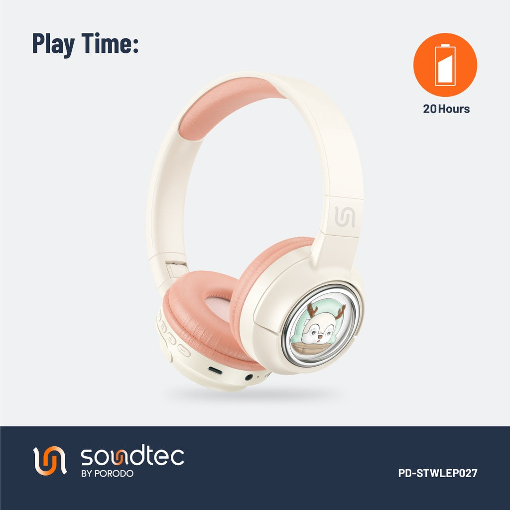 Porodo Soundtec Moose Wireless Kids Headphone