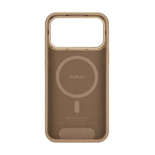 Pitaka Woven from Aramid Fiber UltraGuard Case for iPhone 17 Pro Max Sunset