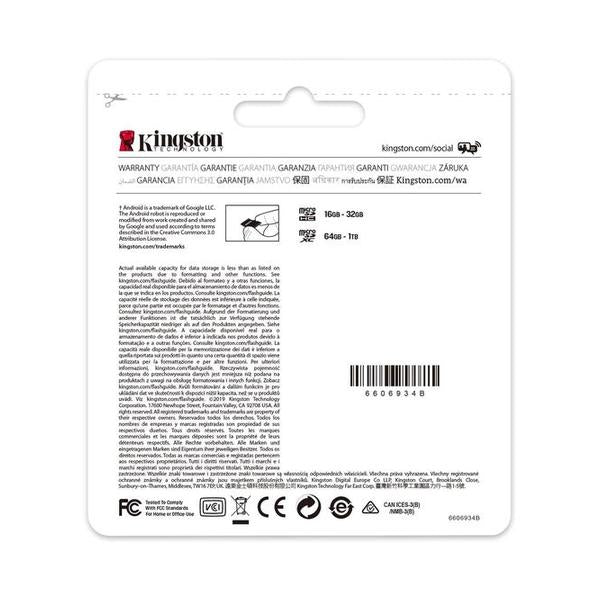 Kingston 256GB micSDXC Canvas Select Plus 100R A1 C10 Card + ADP, SDCS2/256GB, with 5 Years Official Warranty