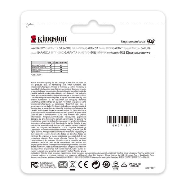 Kingston DataTraveler Exodia 256GB USB 3.2 Flash Drive DTX/256GB, 5 Years Official Warranty