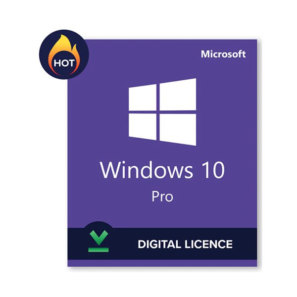 Microsoft Windows 10 Pro OEM Genuine Software Version 21H1 Product Key Digital License
