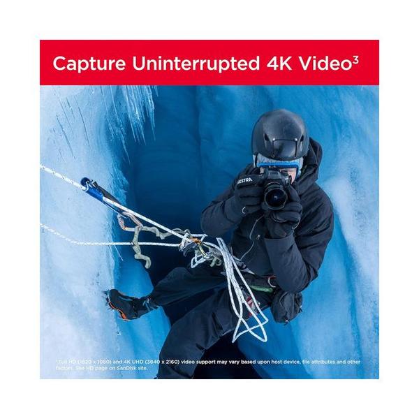 SanDisk 128GB Extreme PRO SDXC UHS-I Memory Card - C10, U3, V30, 4K UHD, SD Card - SDSDXXD-128G