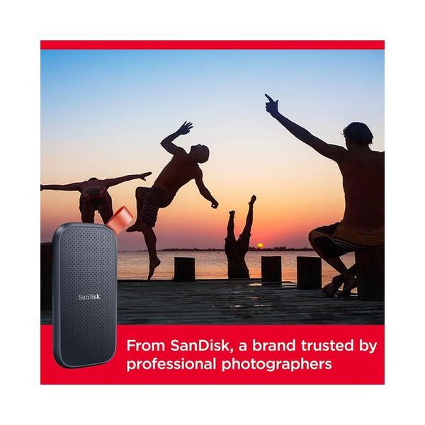 SanDisk 1TB Portable SSD - Up to 800MB/s, USB-C, USB 3.2 Gen 2, Updated Firmware - External Solid State Drive - SDSSDE30-1T00-G26
