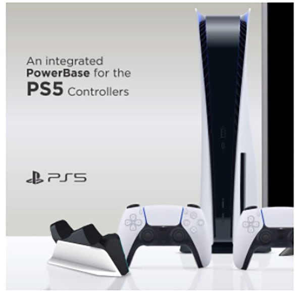 Vertux, PowerBase-PS5 DualDock Charging Hub For PS5 DualSense™ Controller