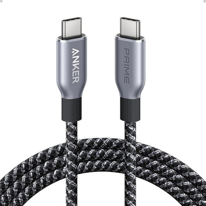 Prime USB-C to USB-C Cable (240W, Upcycled-Braided)