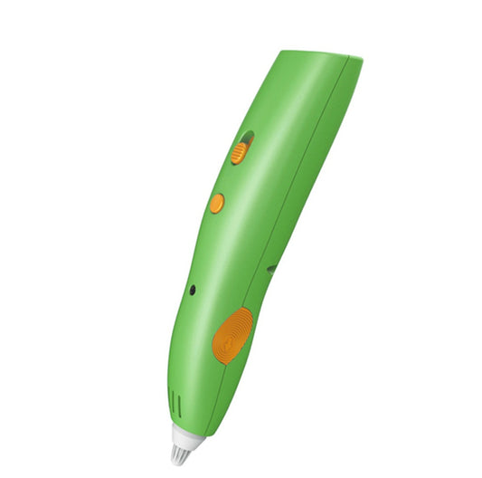 Porodo Cordless Kids 3D Printing Pen 550mAh ( Filaments Included 3 Colors ) - Green