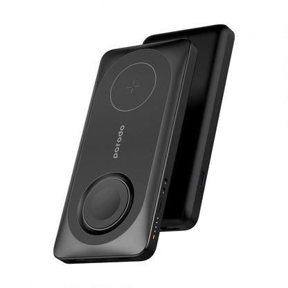 Porodo Magsafe Power bank 10,000mah with Foldable Apple Watch Charger PD 20W