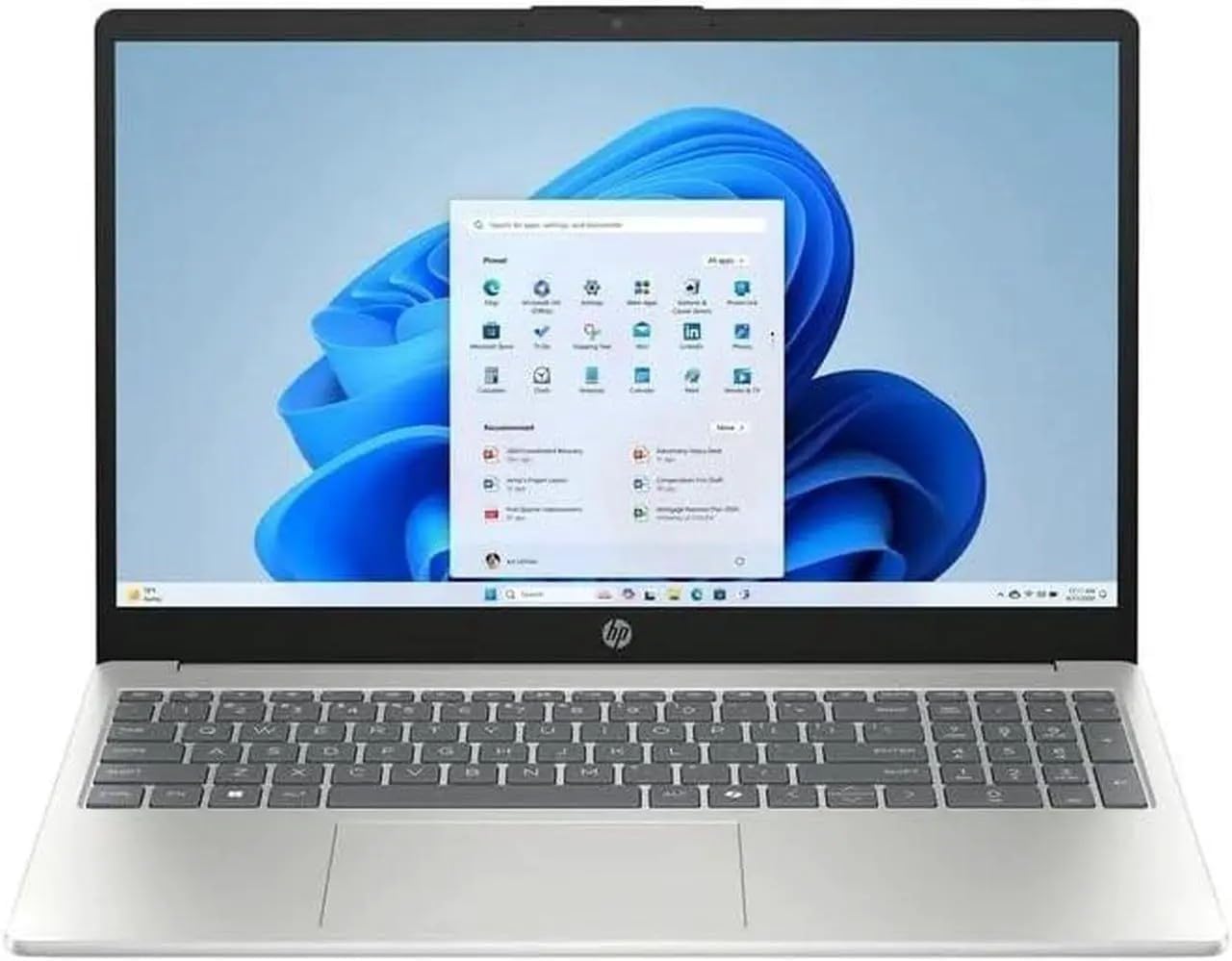 HP 15.6 inch FHD IPS Touch Laptop, Intel Core i5-1334U, 8GB DDR4 RAM, 512GB SSD, Windows 11 Home, Intel Iris Xe Graphics, Natural Silver, 15-fd0154wm