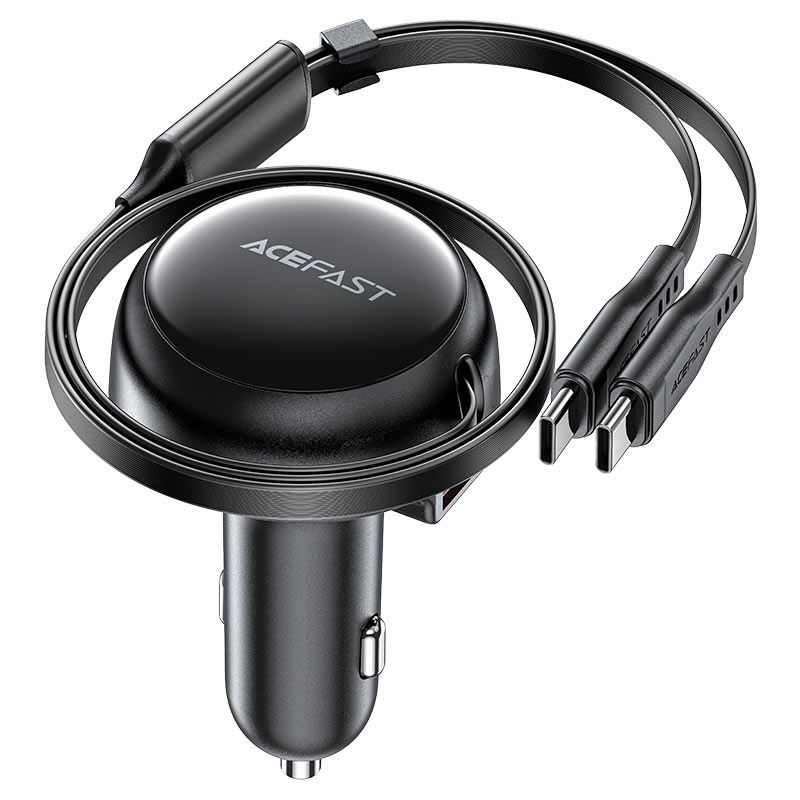 AceFast 53W Fast Charge Car Charger with Cable