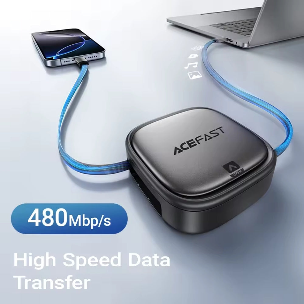 AceFast Multifunction Travel Set With Retractable Cable