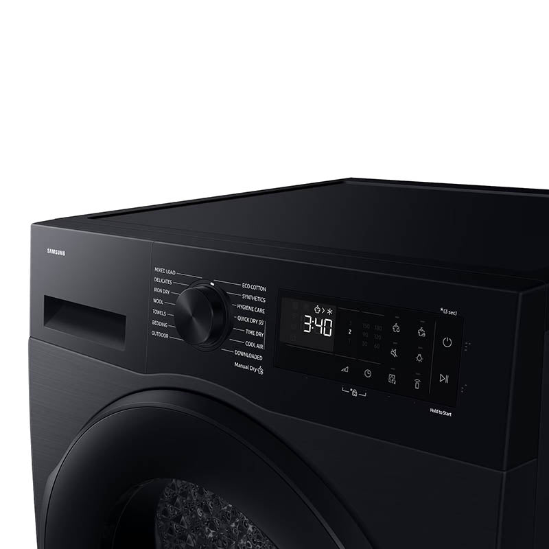 Samsung DV90DG52A0ABEU Heatpump Dryer 9 KG Wifi Black