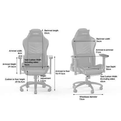 Fantech GC192 Ledare Gaming Chair Primastitch Grey