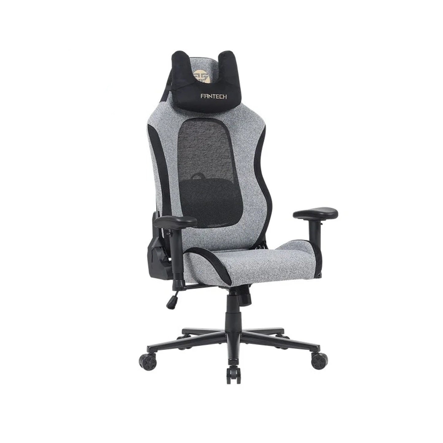 Fantech GC195 Gaming Chair Fabric+Mesh,Ultimate Comfort Grey