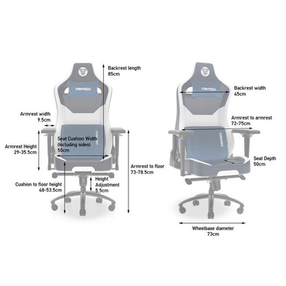Fantech GC283 Alpha Gaming Chair Midnight Black