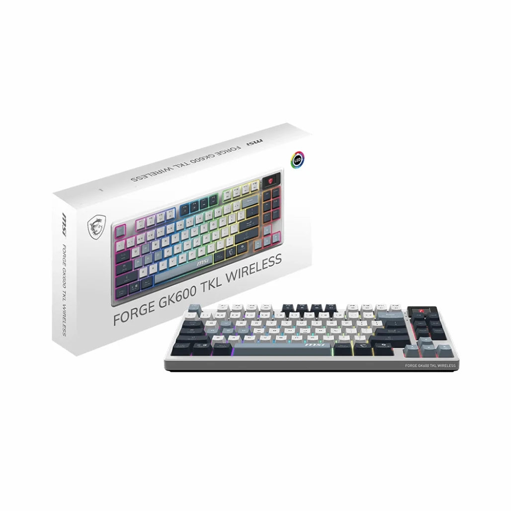 MSI Forge GK600 GAMING KEYBOARD DUAL MODE - GK600-White