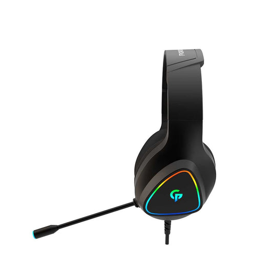 Porodo Gaming Headphone HD Sound with RGB - Black