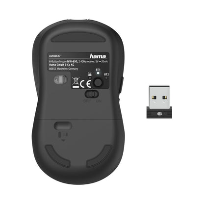 HAMA 182617 MW-650 OPTICAL FIX BUTTON USB-A