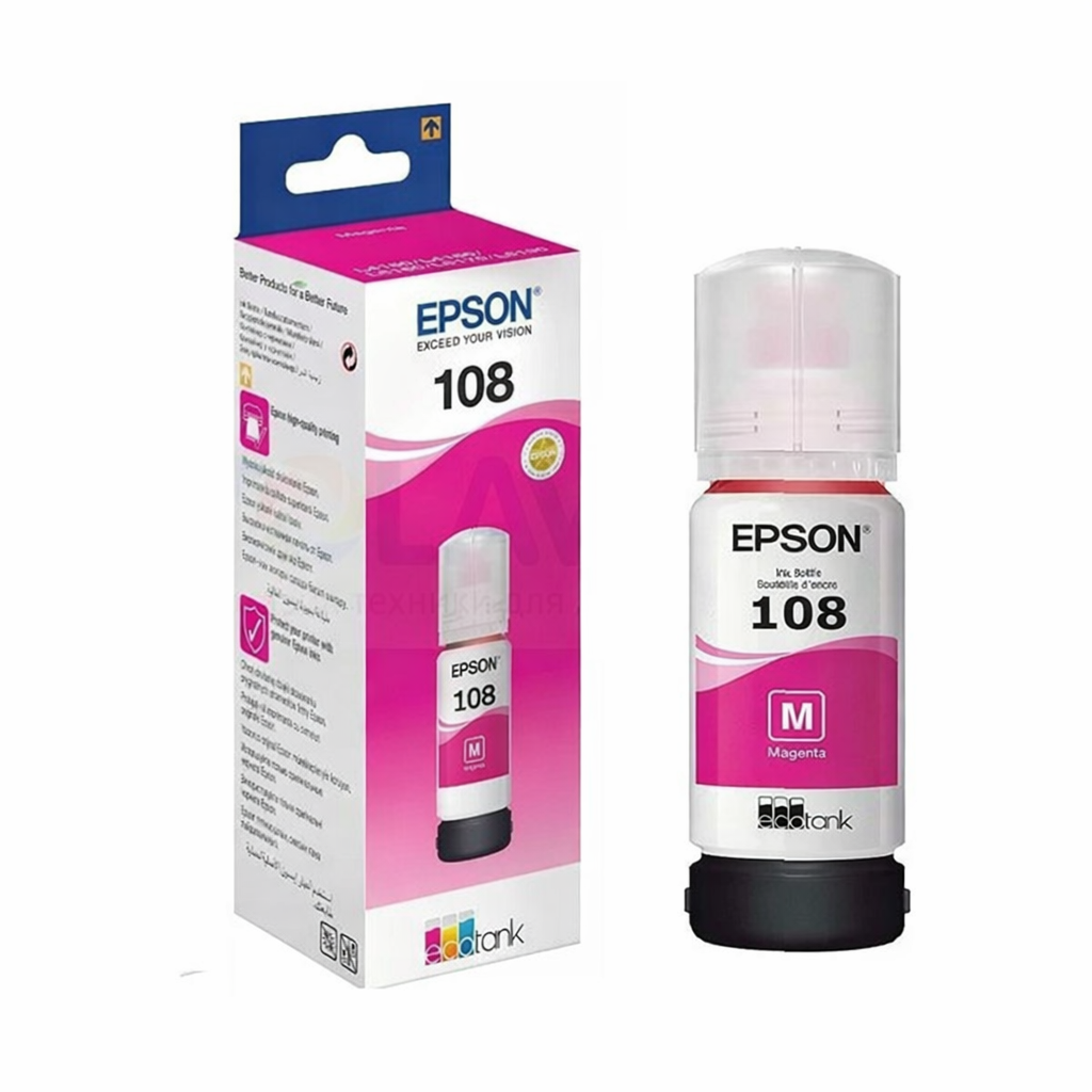 EPSON 108 Ink Bottle - Magenta