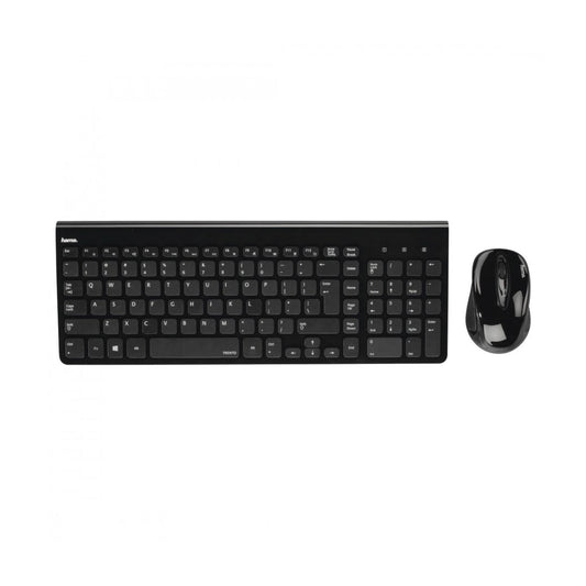 Hama Wireless Keyboard and Mouse Set WKM-100 English/Arabic
