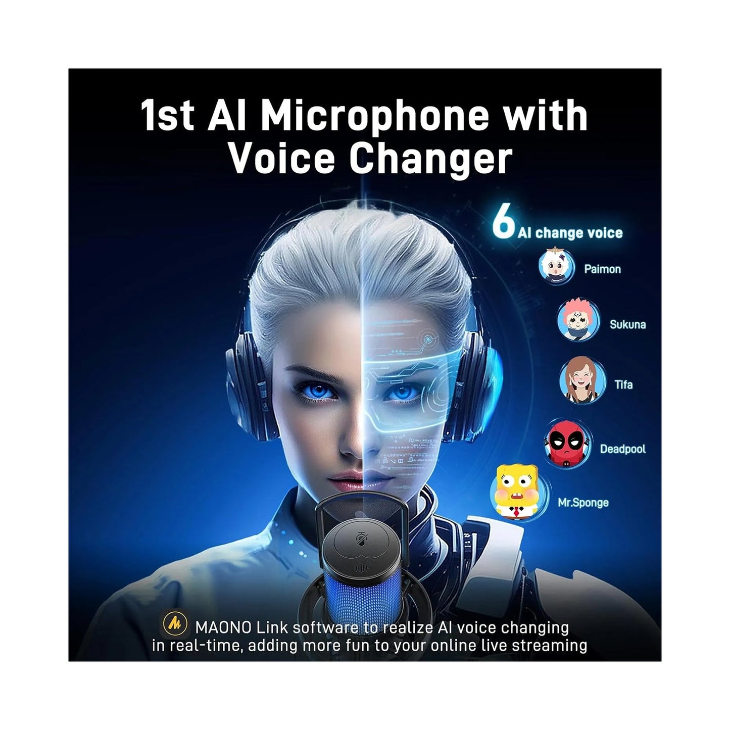 Maono Wireless Condenser Microphone