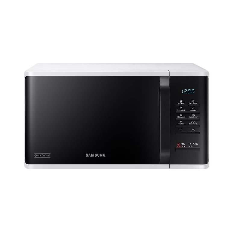 Samsung  MS23K3513AW/SG Solo Microwave Oven, 23L, White/black
