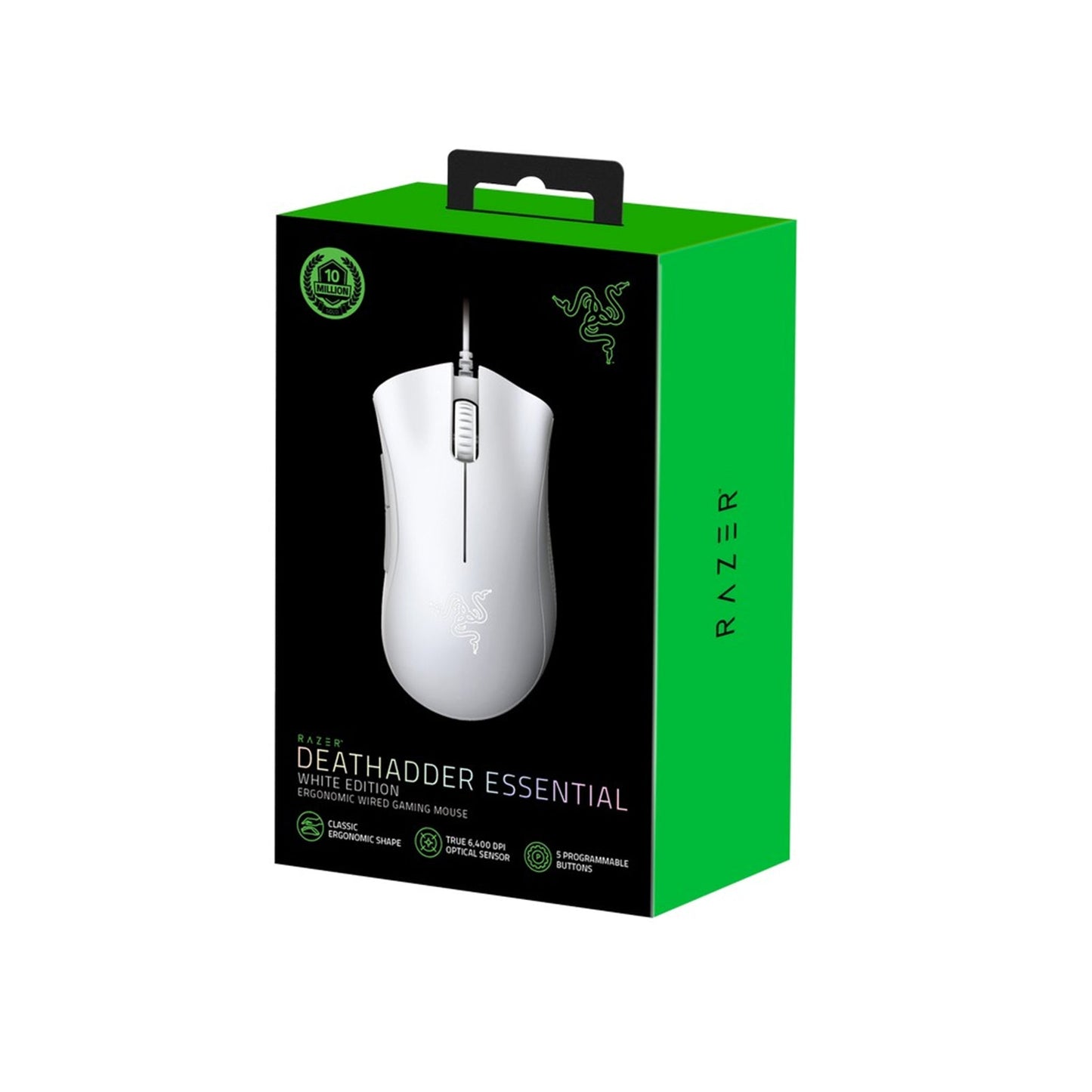 Razer DeathAdder Essential Gaming Mouse - White