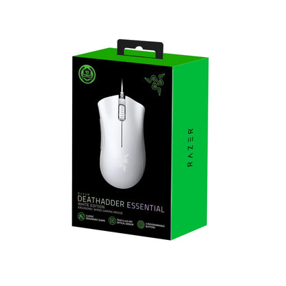 Razer DeathAdder Essential Gaming Mouse - White