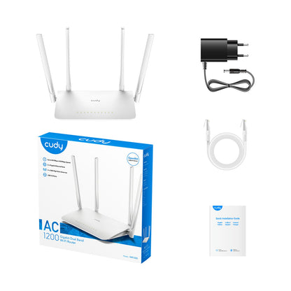 CUDY AC1200 Gigabit Wi-Fi Mesh Router