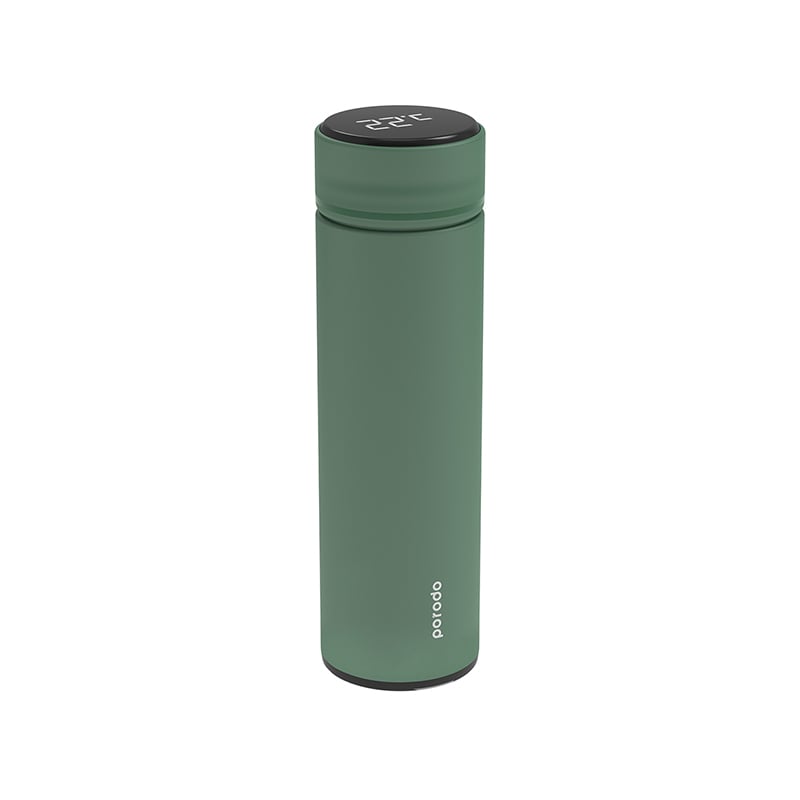 Porodo Smart Water Bottle With Temperature Indicator(500ml) Green