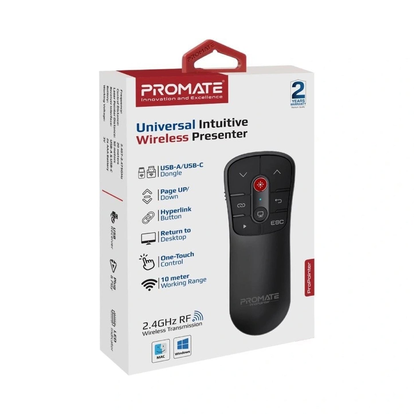 PROMATE Universal Intuitive Wireless Presenter