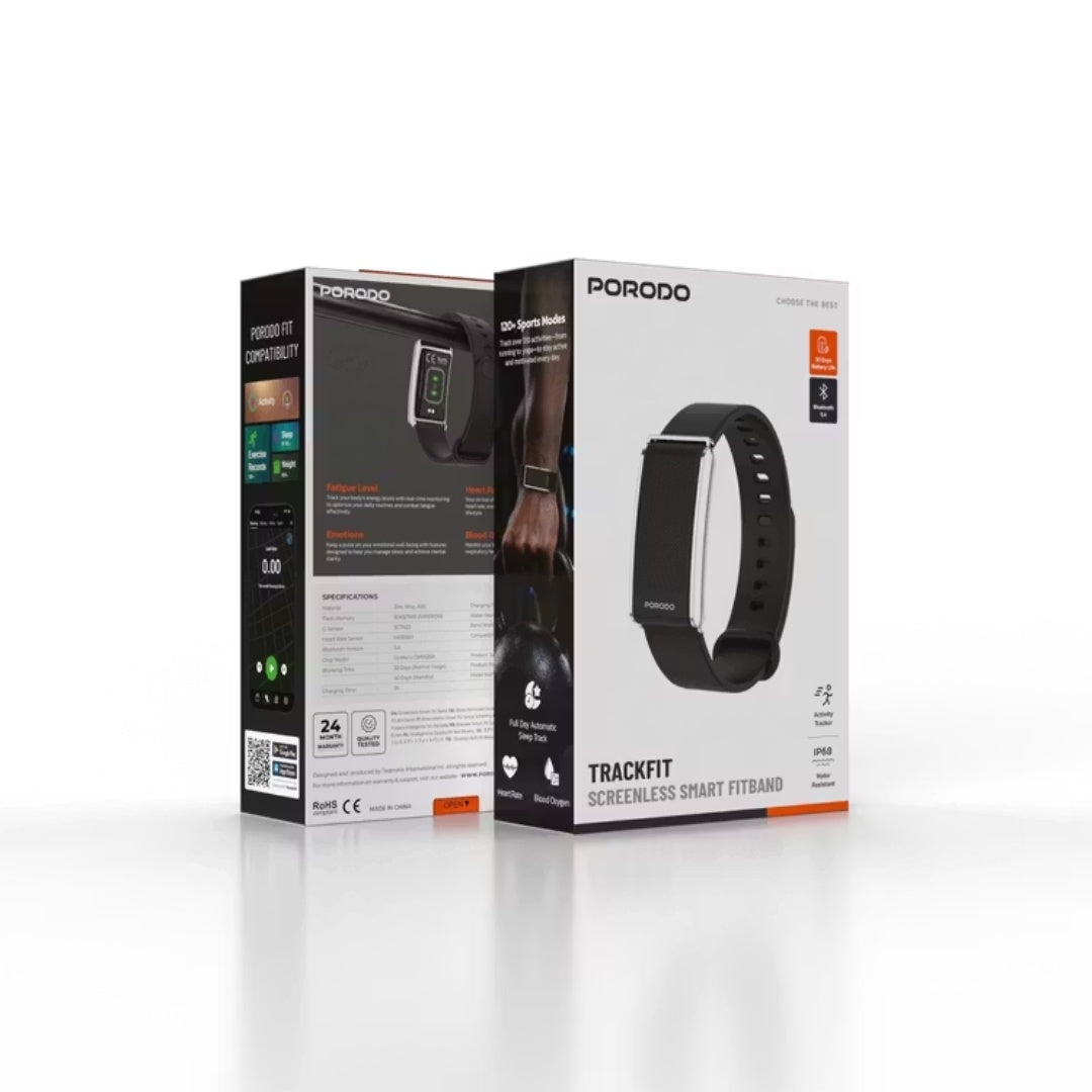 Porodo TrackFit Smart Fitness Silicone Band