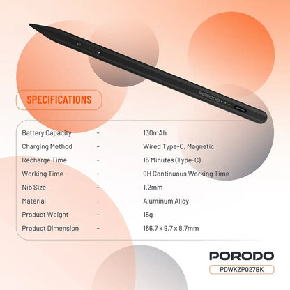 Porodo Magnetic Pen for iPad