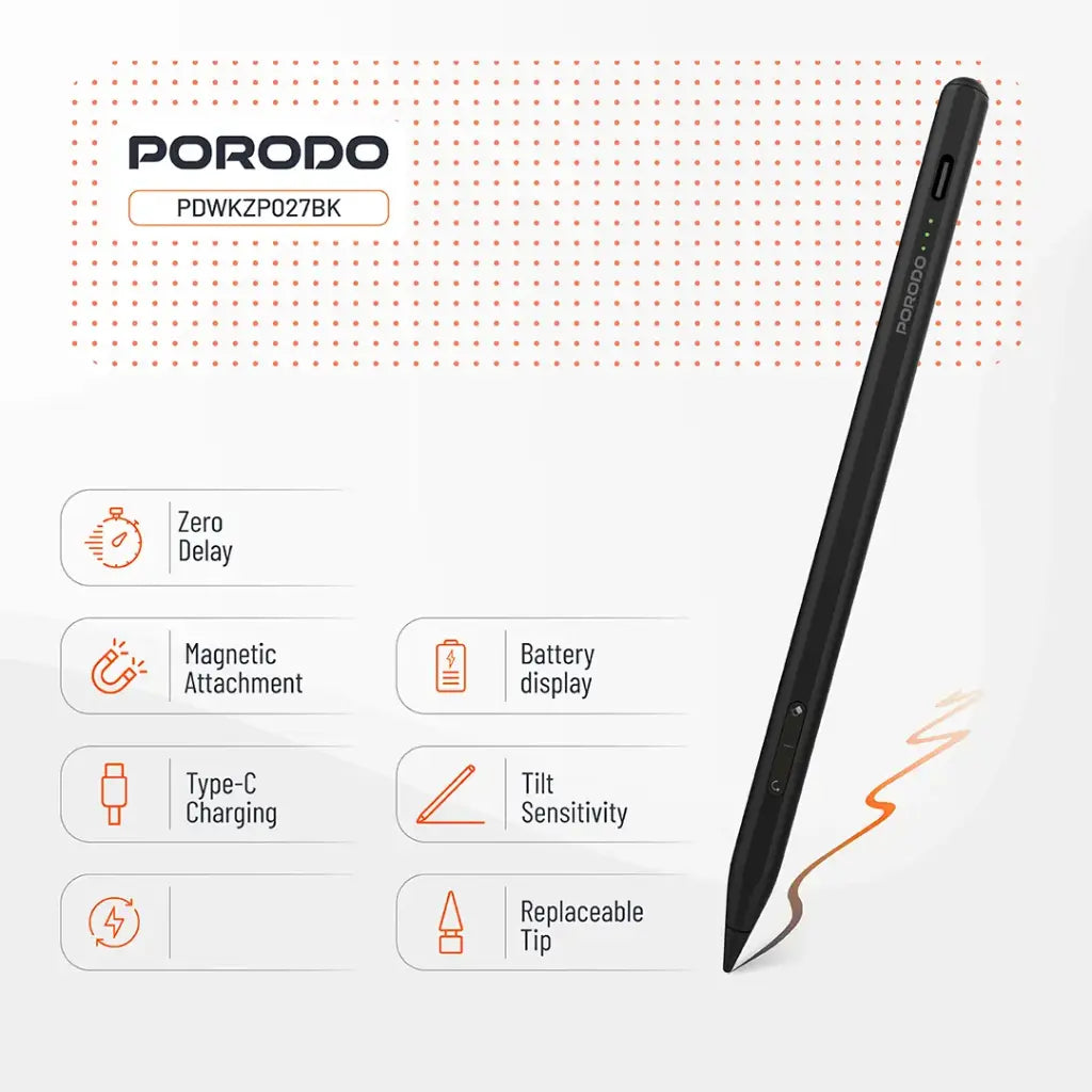 Porodo Magnetic Pen for iPad