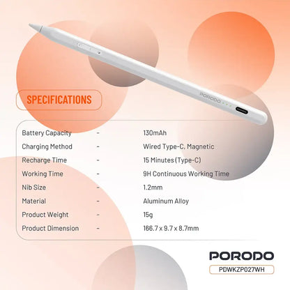 Porodo Magnetic Pen for iPad