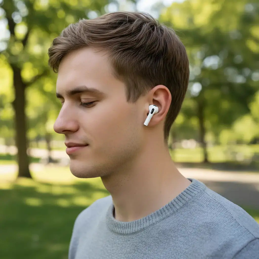 Porodo Soundtec ANC True Wireless Earbuds Pro III - White