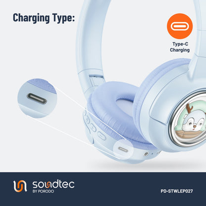 Porodo Soundtec Moose Wireless Kids Headphone