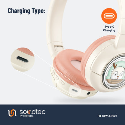 Porodo Soundtec Moose Wireless Kids Headphone
