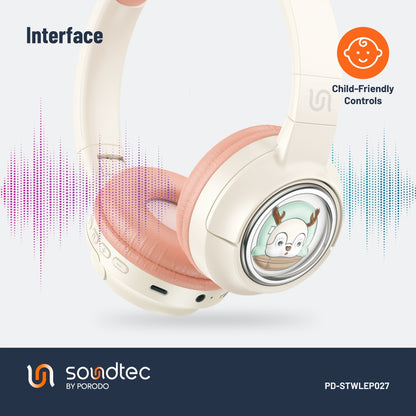 Porodo Soundtec Moose Wireless Kids Headphone