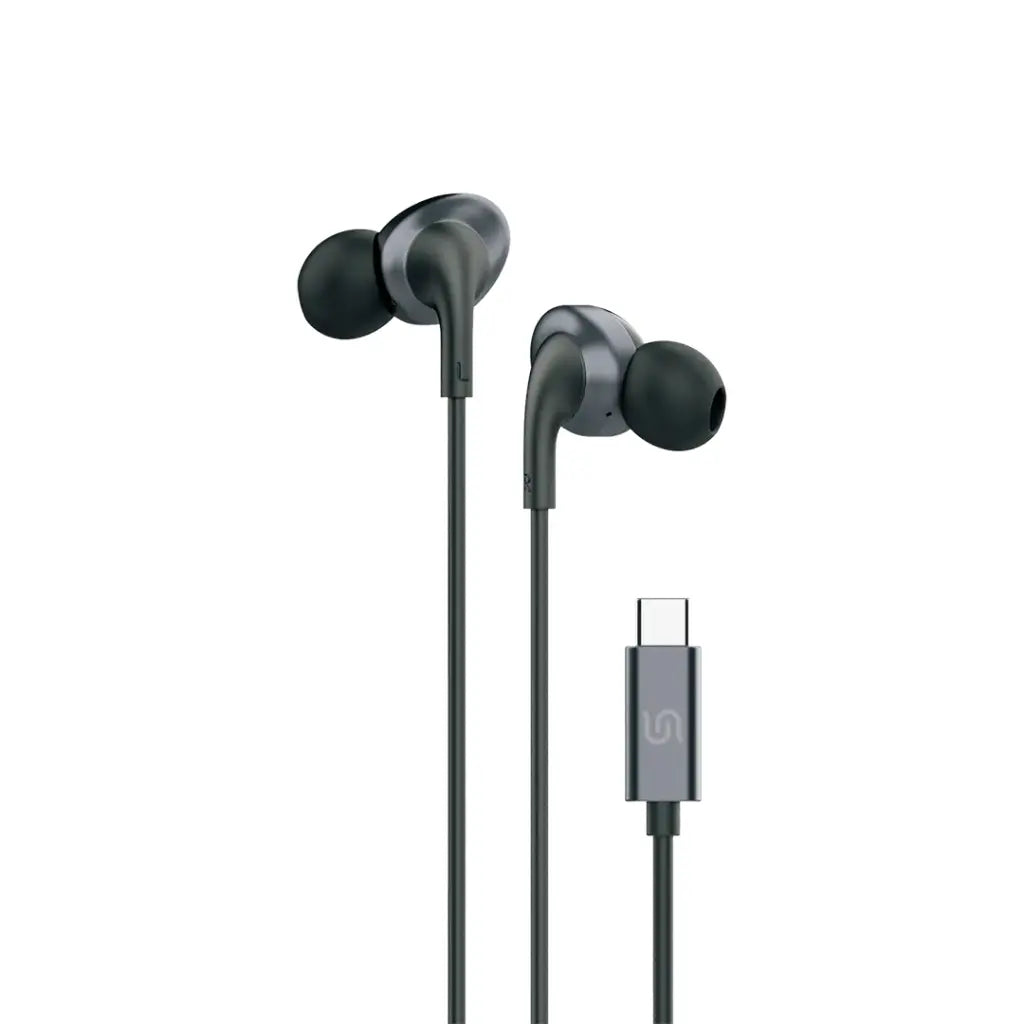 Porodo Soundtec Stereo Earphones - Black