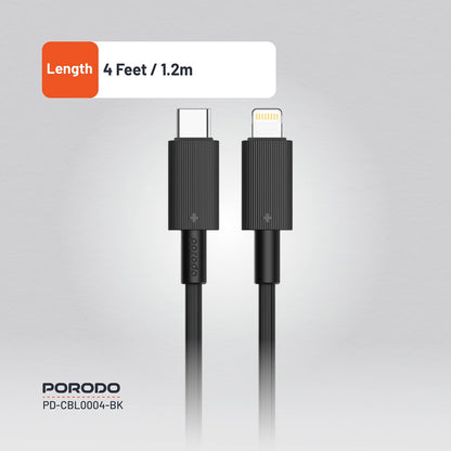 Porodo USB-C to Lightning Durable Charging Cable
