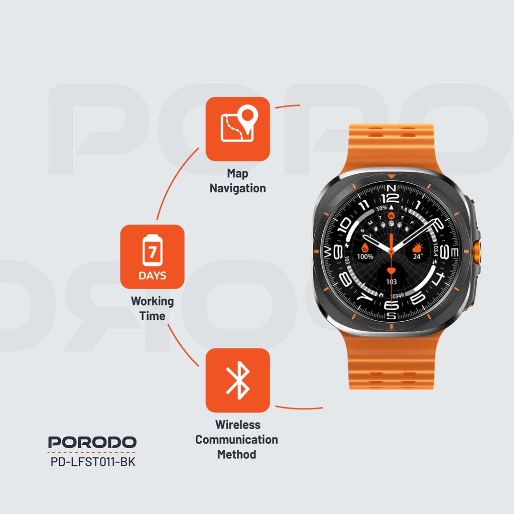 Porodo Voyager Smart Watch