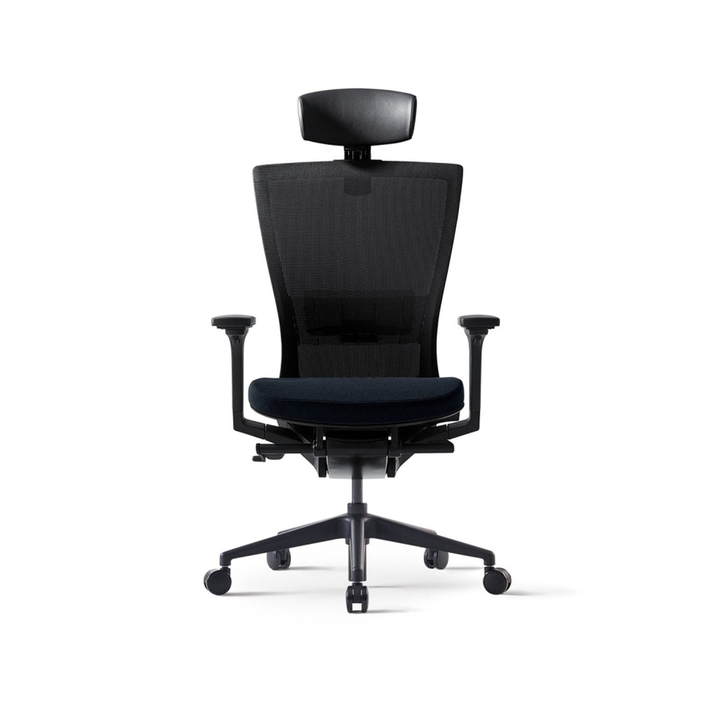 Radius High Mesh Office Chair Adjustable Arms Black Seat