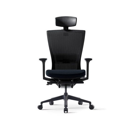 Radius High Mesh Office Chair Adjustable Arms Black Seat