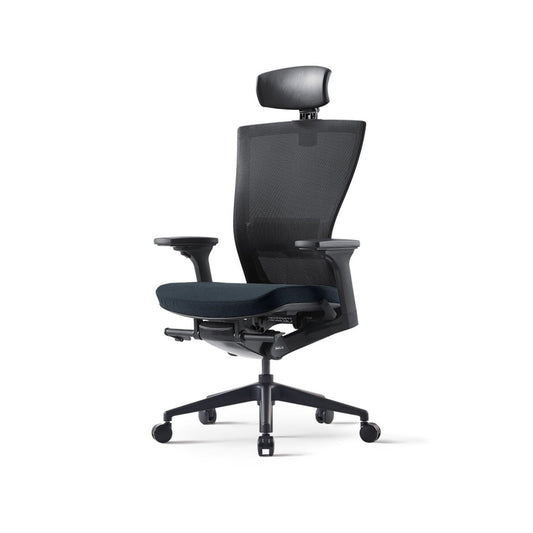 Radius High Mesh Office Chair Adjustable Arms Black Seat