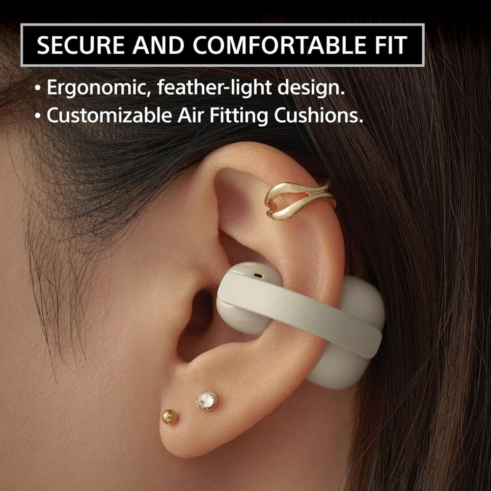 Sony LinkBuds Clip Open-Ear Truly Wireless Earbuds