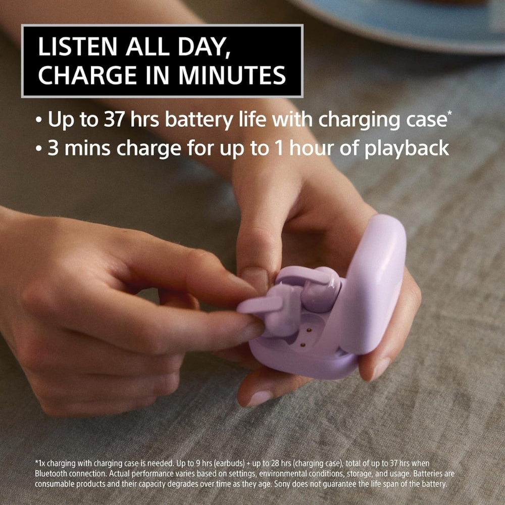Sony LinkBuds Clip Open-Ear Truly Wireless Earbuds