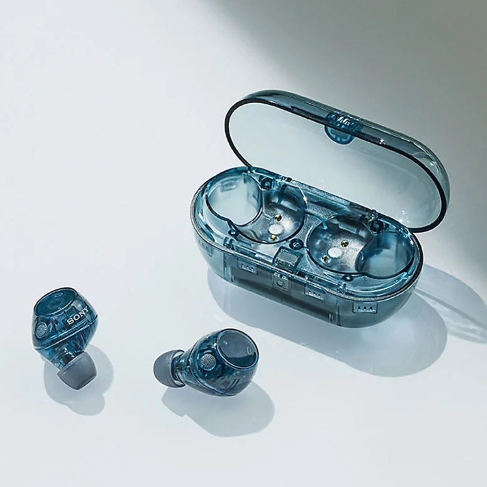 Sony WF-C710N ANC Earbuds Glass Blue